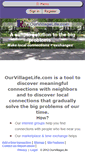 Mobile Screenshot of ourvillagelife.com